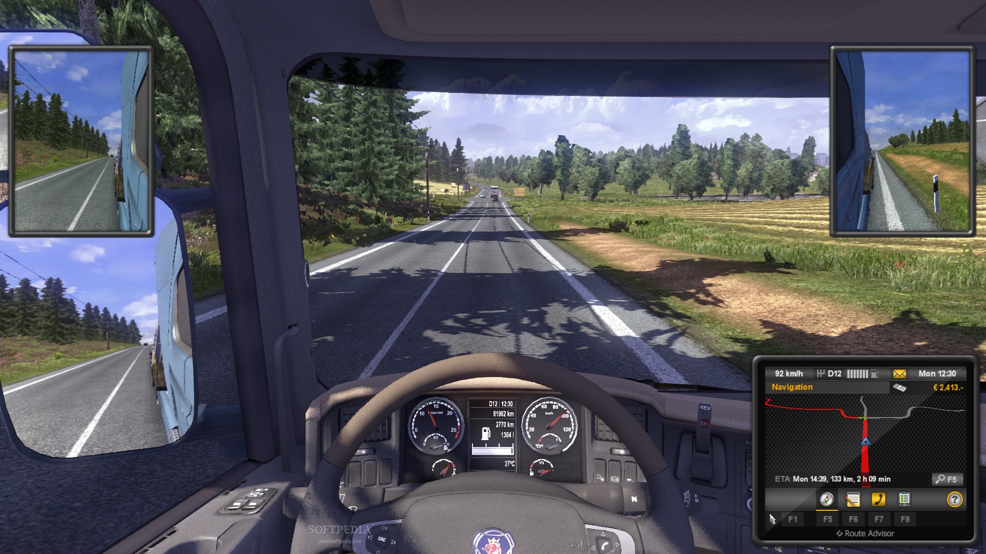 cara euro truck simulator 2 pc